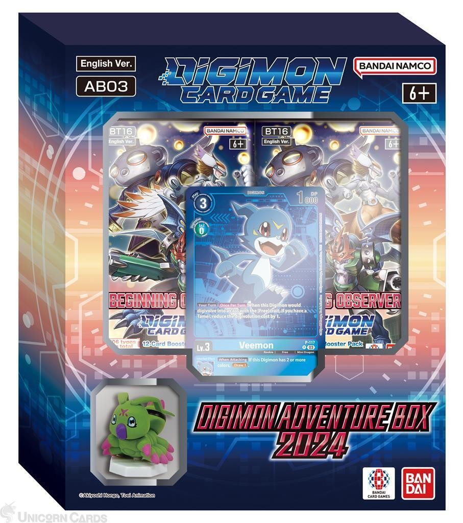 テープ付き未開封 DIGIMON GENERATION 3BOX Digimon Card Game: Adventure Box 3 (2024) [AB03] | eBay