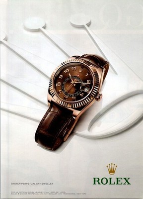 2014   ROLEX Sky Dweller  Print Ad   2000's Fashion FA-06