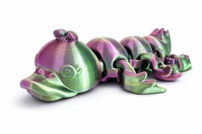 Flexi Duck 3D Druck   beweglich   Fidget Toy   Silk PLA Farbwechsel   Geschenk