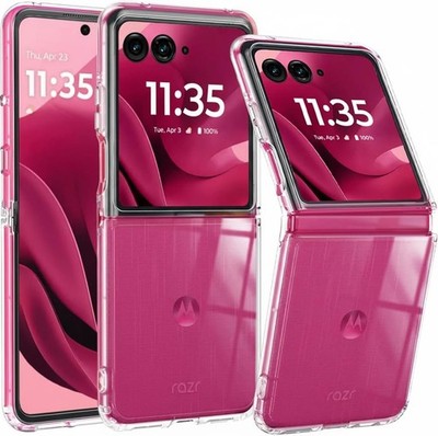 Case for Motorola Razr Ultra 2025/Razr Ultra 2026 Clear Cover Slim-Fit Phone Cas