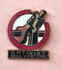 Anstecker -  DDR  - Aktivist  VEB