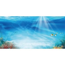 Undersea Aquarium Backdrop Underwater Coral Fish Tank Background 48x20 in A...