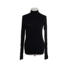 Strenesse, Rollkragenpullover, Größe: L, Schwarz, Einfarbig, Damen #8Jh