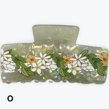 Hawaiian Flower Hair Clip-Tiare, Ilima, Gardenia, Plumeria,Maile