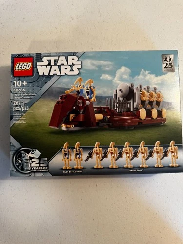 NEW SEALED Lego 40686 Star Wars Trade Federation Troop Carrier Droid Transport