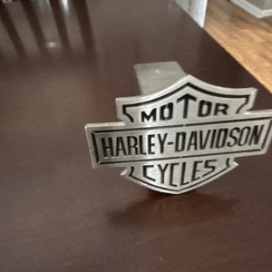 Harley-Davidson Motor Cycles Metal Hitch Cover for Trailer Receiver