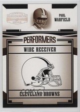 2005 Donruss Gridiron Gear Performers Silver /250 Paul Warfield #P-37 HOF 0f21