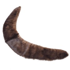 Vintage Fur Collar Brown Lined