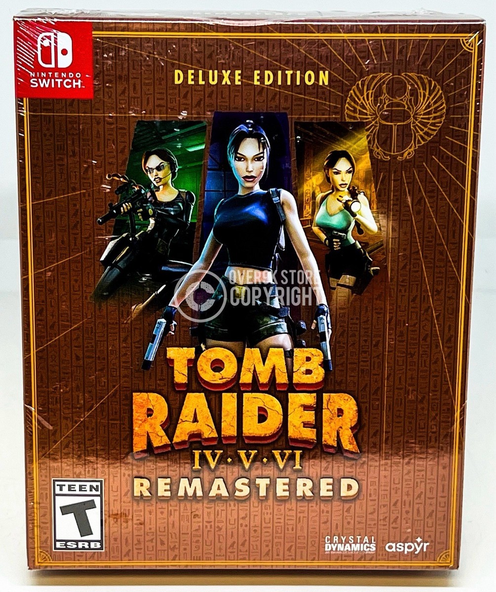 Tomb Raider IV-V-VI 4 5 6 Remastered - Deluxe Edition - Nintendo