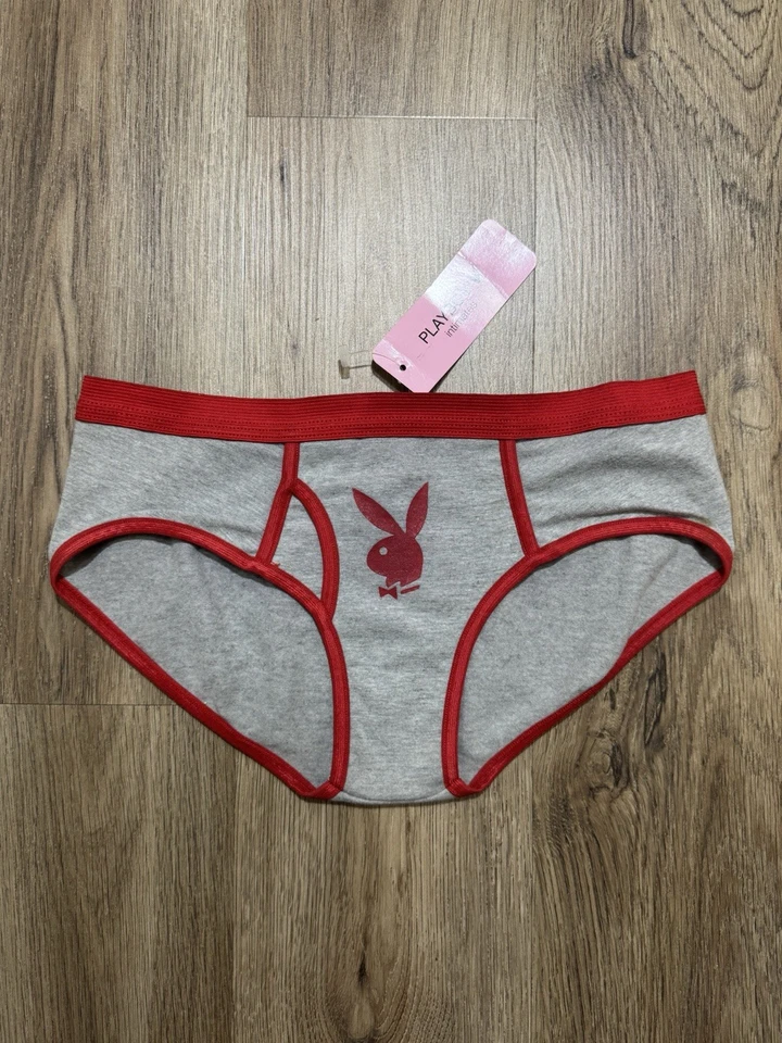 Calzoncillos Ropa Interior Y2K Vintage Playboy Kiss My Bunny Head Talla M Foto 2 de 4