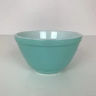 Pyrex Robin Egg Mixing Bowl 1 1/2 Pt 401 Turquoise Blue Vtg USA Kitchen