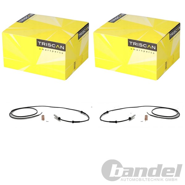 2X Triscan ABS-SENSOR Raddrehzahl Vorne Passend FüR MERCEDES-BENZ Sprinter VW LT-image