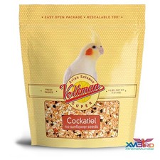 Volkman Avian Science Super Cockatiel No Sunflower Bird Food 4 Lbs