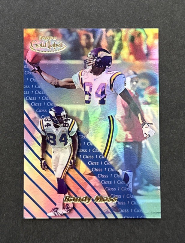 2000 Topps Gold Label - Randy Moss #77 Class 1