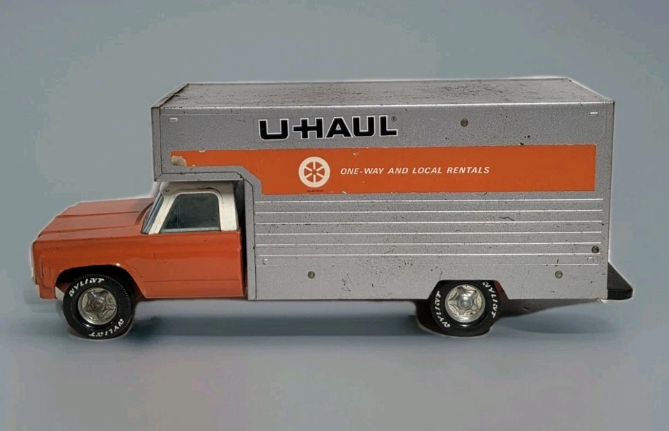 VINTAGE Nylint U-Haul Maxi-Mover Box Truck, Pressed Steel No. 8411 - USA - Image 2 of 4