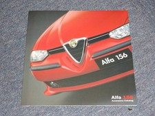 2002 Alfa Alpha 156 Accessories Catalog Japan Edition With Price List Me1472