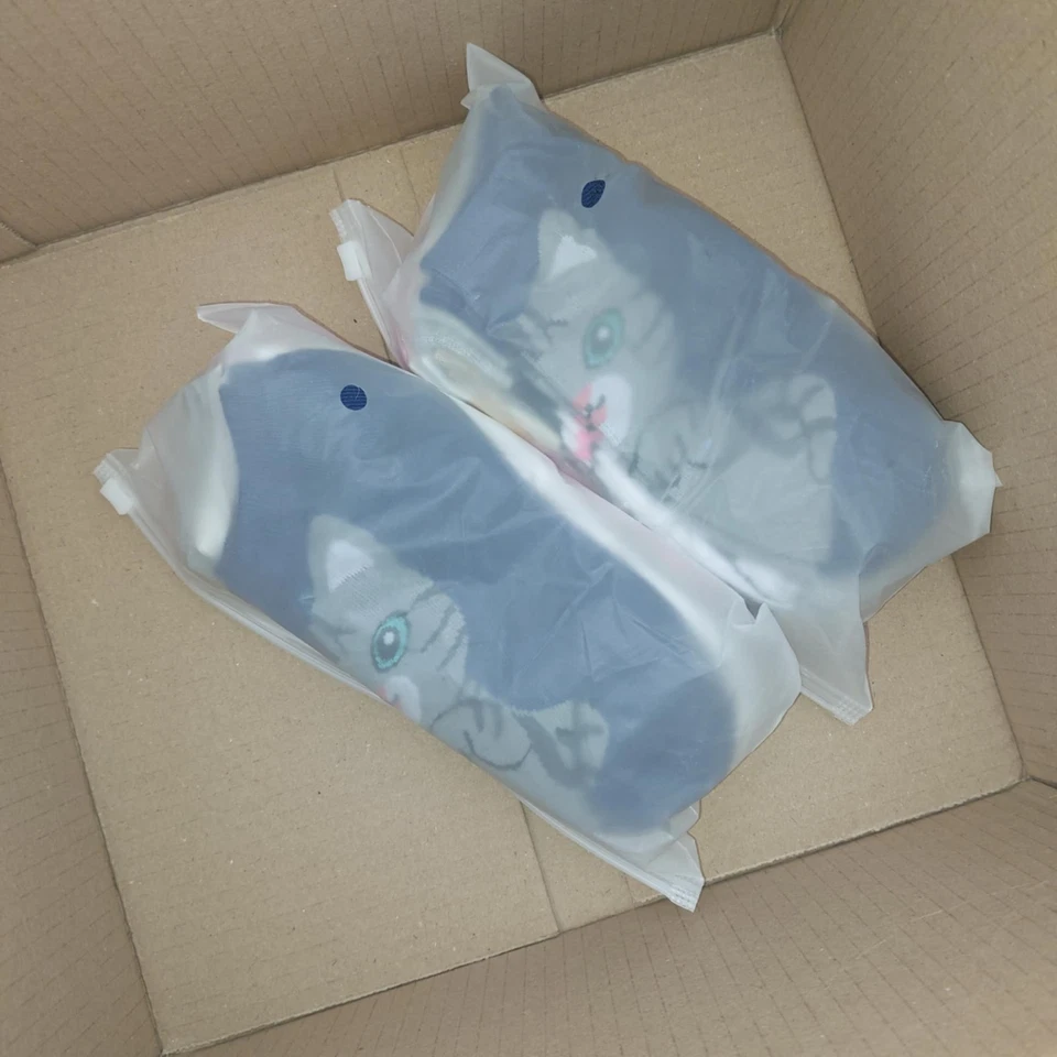 2XSet Women's Cartoon Cute Cat Ankle Socks 5 PAIRS - Image 3 of 3