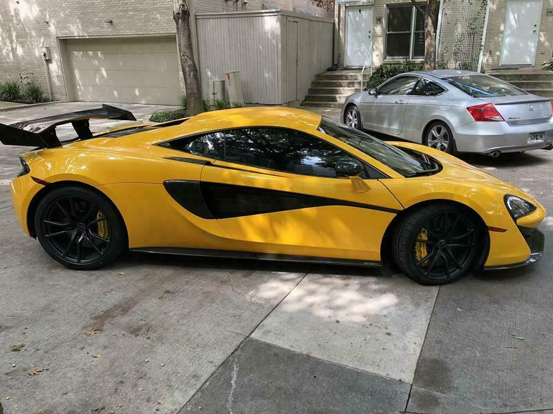 Mclaren 570s GT4 wing carbon fiber