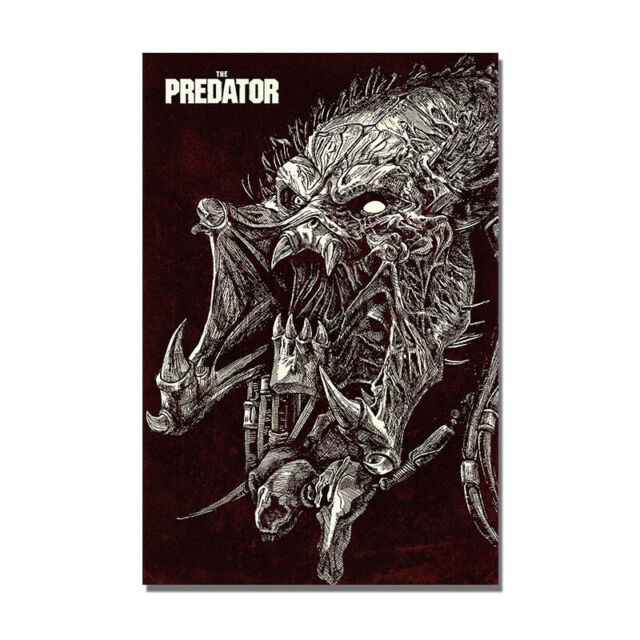 The Predator Movie Poster Horror Film Painting Print Bedroom Wall Art Decor The Predator Movie Poster Horror Film Painting Print Bedroom Wall Art Decor