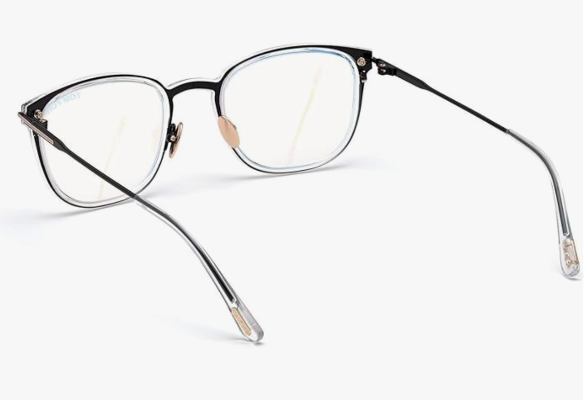 Tom Ford Reading Glasses TF 5694-B 001 52-22 BlacK &Clear