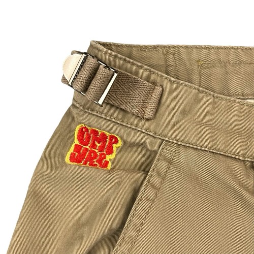 Empyre Cargo Pants Mens 36 Beige Double Knee Wide Relaxed Baggy Y2K Skater Gorp - Picture 5 of 19
