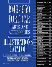 1949-1959 Ford Car Parts Accessories Text And Illustrated Catalog 2 Volume Set 1949-1959 Ford Car Parts Accessories Text And Illustrated Catalog 2 Volume Set