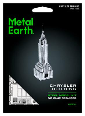 Fascinations Metal Earth NYC Chrysler Building 3D Laser Cut Steel DIY Model Kit