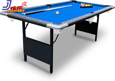 Fairmont 6 Ft Portable Pool Table, Adults Folding Billiards Tables for Game Room