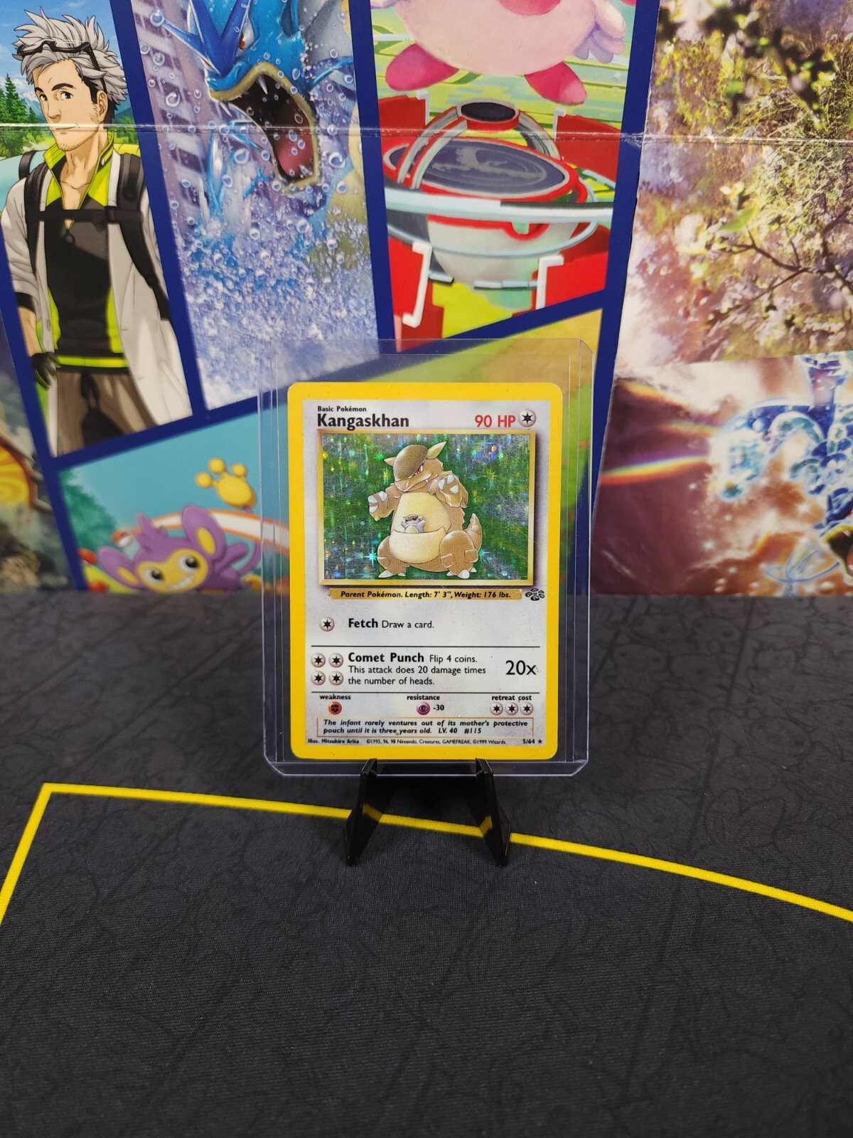 Kangaskhan - #5 English Holo MP (Moderately Played) | Pokémon Card