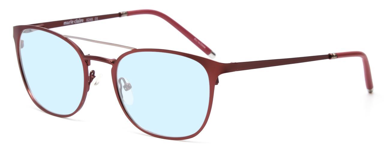 Marie Claire MC6248-BUR Blue Light Blocking Glasses for Women Burgundy 49mm