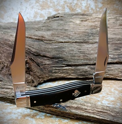 NIB RoseCraft Blades Sequatchie River Muskrat RCT018 D2 Clip Blade Black Micarta