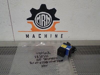 Westlock E13AXZFOOT5918 E13AXZF00T5918 VA 30394 Solenoid Valve New