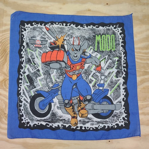 Vintage 1993 Biker Mice From Mars Modo Bandana 