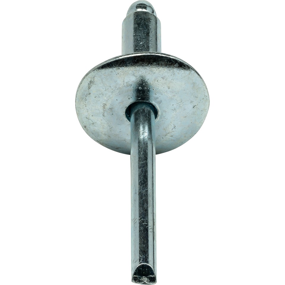 11 Drill Bit Mandrel Rivets 50-Pack - 3/16 X 3/8 All Steel Dome