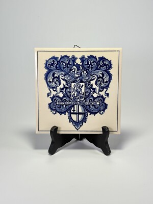 Delft Holland Handmade Blue Tile Apollo God of Healing
