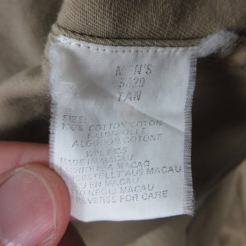 Vintage Woolrich Jacket Mens Medium Beige Militaty Chore Barn Coat Epaulettes - Picture 5 of 10