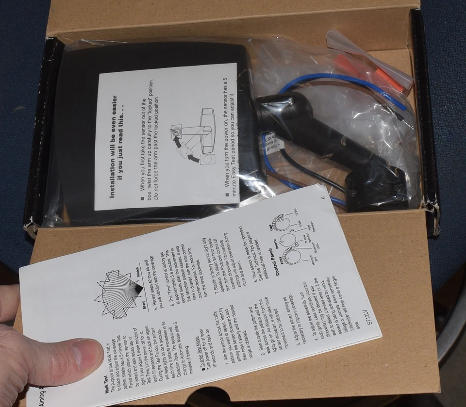 Rab Lighting STL12LV Stealth Sensor 110 Degrees View LED Detection NOS BRONZE - Image 2 of 2