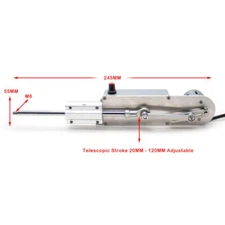 Reciprocating Cycle Linear Actuator Telescopic Motor Stroke 20-120MM Adjustable