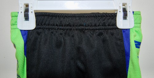 NWT Air Jordan Toddler Boys Black with Lime Green Panels Sport Shorts sz 2T - Picture 2 of 11