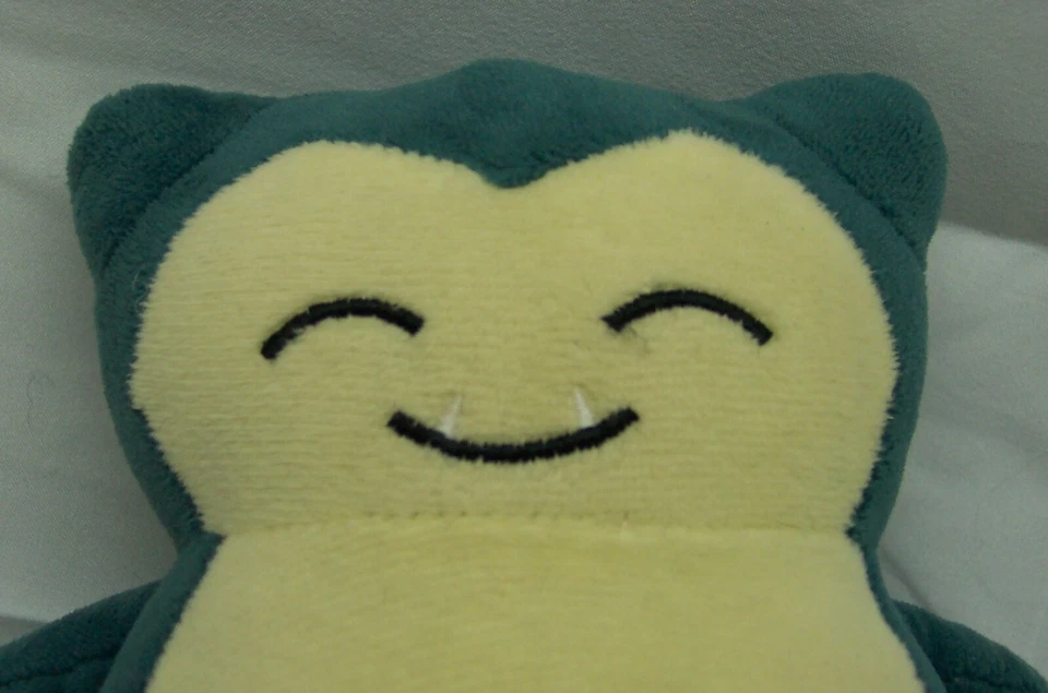 Nintendo Pokemon NICE SOFT SNORLAX 5" Plush STUFFED ANIMAL Toy - Image 2 of 3