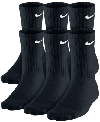 amazon nike socks black