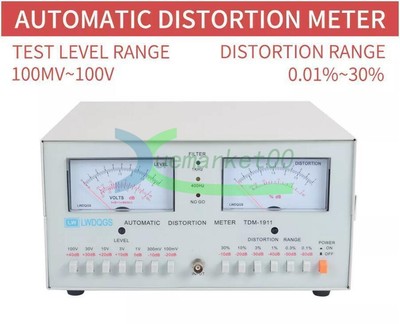 TDM-1911 Automatic Distortion Meter 0.01% - 30% Audio Distortion Meter 110/220V 