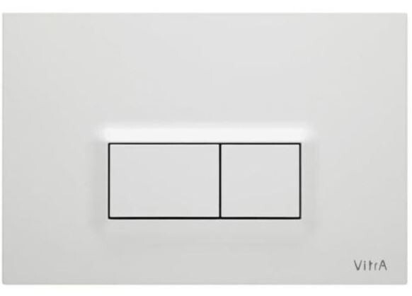 VitrA Loop R Dual Flush Plate White 740-0600