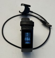 Fitbit Charge 3 Fitness Activity Tracker Heart Rate Monitor S & L Black