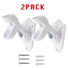 2PACK Flag Pole Holders Wall Mounting Bracket 2-Position House
