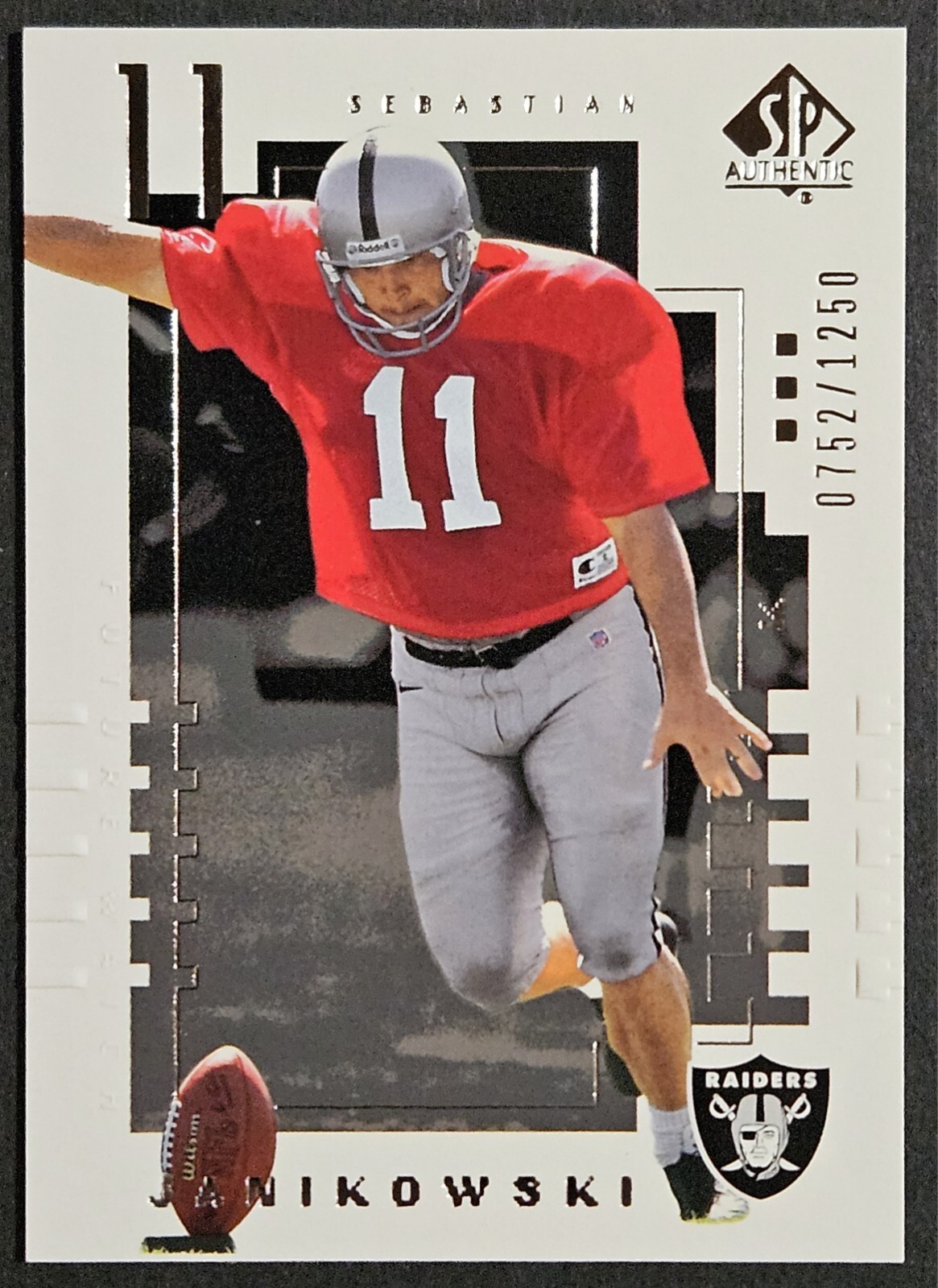 2000 SP Authentic Future Watch #112 Sebastian Janikowski Rookie RC SP /1250