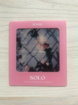 Jennie - Solo Special Edition Photobook - Transparent Polaroid, kpop