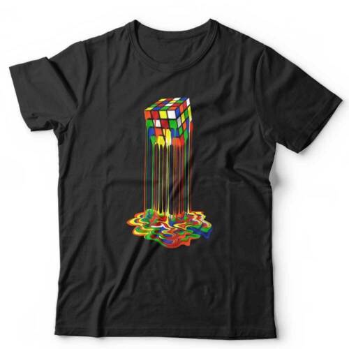 Camiseta Cubo de Rubik Fundido Unisex y Niños Rompecabezas Juguete de Fusión Retro De Colección - Imagen 1 de 6