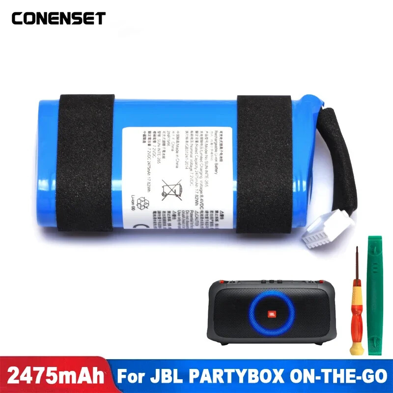 SUN-INTE-265 Replacement Battery for JBL PartyBox On-The-Go Bluetooth Speaker