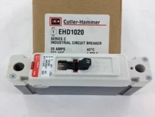 EHD1020 CUTLER-HAMMER MULTIPLE METERING NON-INTERCHANGEABLE TRIP THERMAL MAGNETI